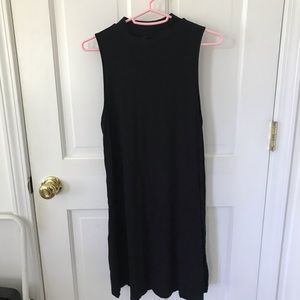 High neck sleeveless dress